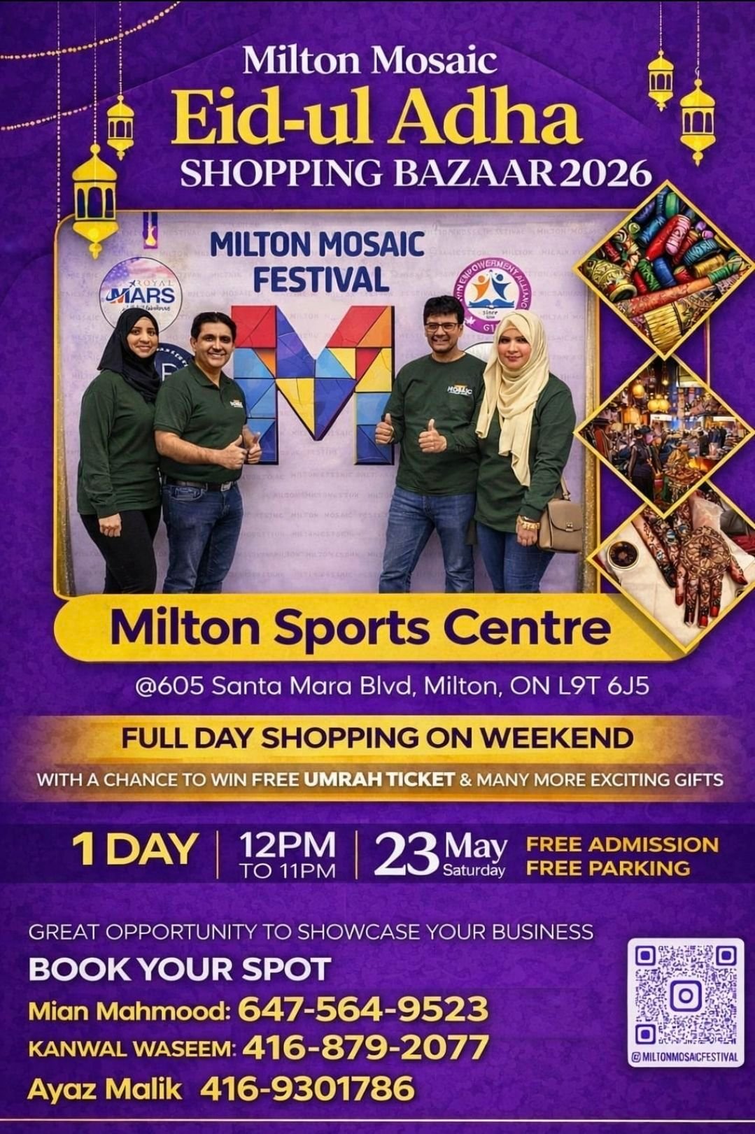 Milton Mosaic's Eid ul Adha Shopping Bazar